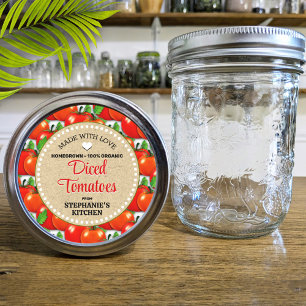 Label voor tomatenconservenpot