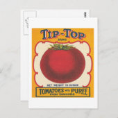 label voor toptomaten briefkaart (Voorkant / Achterkant)