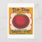  label voor toptomaten briefkaart (Voorkant)