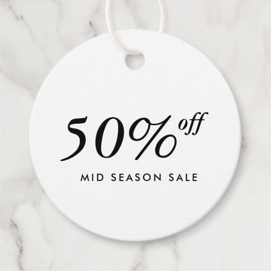 Label voor verkoopvorm (Voorkant)