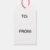 Label voor voedingskraker cadeaulabel (Achterkant)