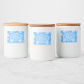 Label voor voedselcontainer Bubbles-Rijst Etiket (Flessen)