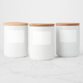 Label voor voedselcontainer Maak je eigen ontwerp Etiket (Flessen)