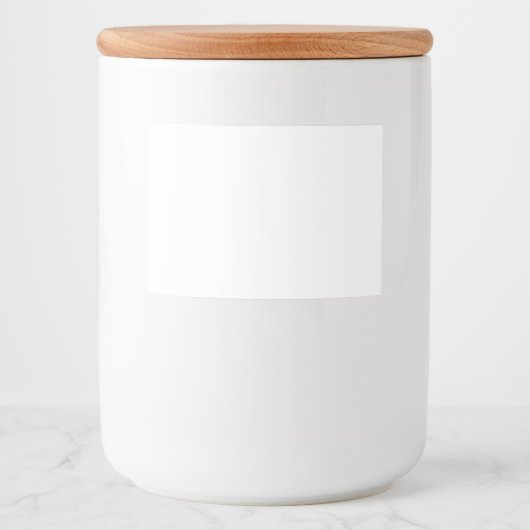 Label voor voedselcontainer Maak je eigen ontwerp Etiket (Voorkant)