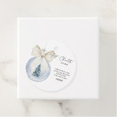 Label voor warme chocolade. (In situ)