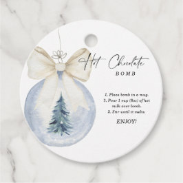 Label voor warme chocolade.