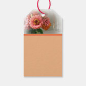 Label voor weddenschappen bij de zomerbloem cadeaulabel (Achterkant)