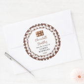 Label voor zelfgemaakte chocoladetruffels (Envelop)