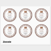 Label voor zelfgemaakte chocoladetruffels (Vel)