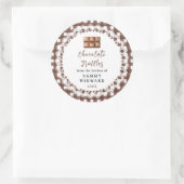 Label voor zelfgemaakte chocoladetruffels (Tas)