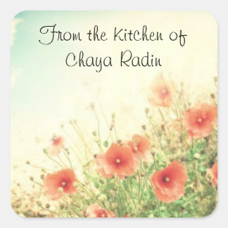 Label voor zelfgemaakte voedselgeschenken van alle