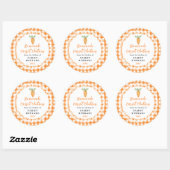 Label voor zelfgemaakte wortelchutney (Vel)