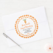 Label voor zelfgemaakte wortelsmuffins (Envelop)