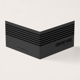 Label voor zwart en grijs ophangen visitekaartje