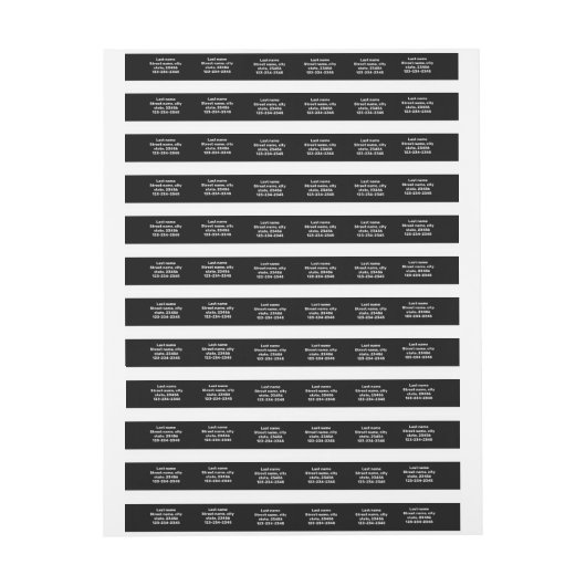 Label wagonadres (Vel)