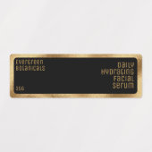 label waterbestendig schoonheidsproduct - zwart en (Design 2)