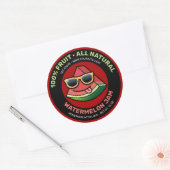Label Watermeloen Cartoon (Envelop)