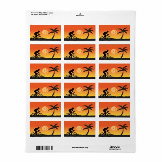 Label wiellijstadres (Full Sheet)