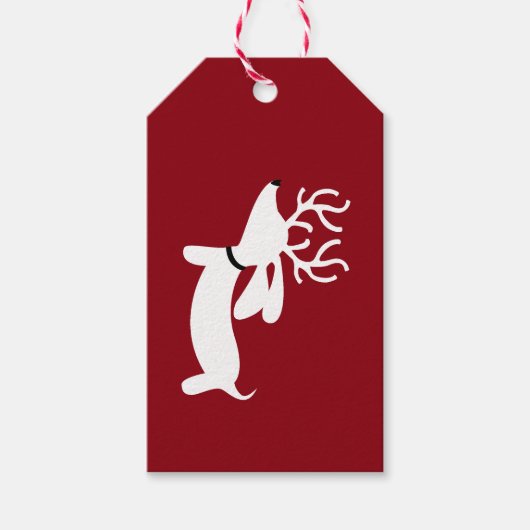 Label Wiener Dog Cadeaulabel (Voorkant)