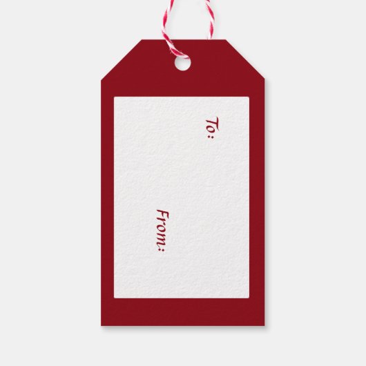 Label Wiener Dog Cadeaulabel (Achterkant)