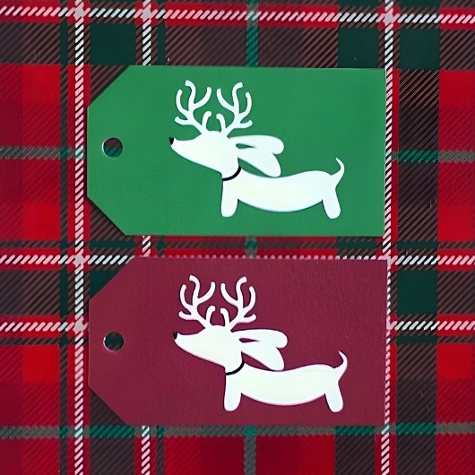 Label Wiener Dog Cadeaulabel