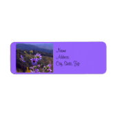 Label Wild Asters adres (Voorkant)