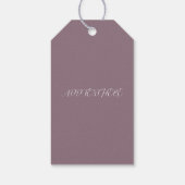 Label : WILLIAM MORRIS : APPLE ONTWERP Cadeaulabel (Achterkant)