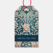 Label : WILLIAM MORRIS : HONEYSUCKLE Cadeaulabel (Voorkant)
