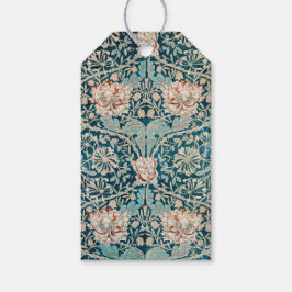 Label : WILLIAM MORRIS : HONEYSUCKLE ONTWERP Cadeaulabel