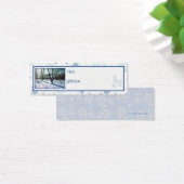 label "Winter Wonderland" Vakantiegiggift Mini Visitekaartjes (Bureau)