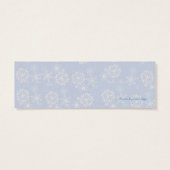 label "Winter Wonderland" Vakantiegiggift Mini Visitekaartjes (Achterkant)