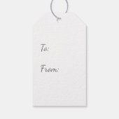 Label wintergroeten feestdag cadeaulabel (Achterkant)