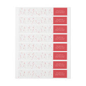 Label Wraparound Return Address Sticker (Vel)