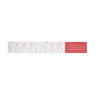  Label Wraparound Return Address Sticker