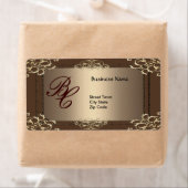 Label Zakelijk Elegant Koffie Goud Elite (Insitu)