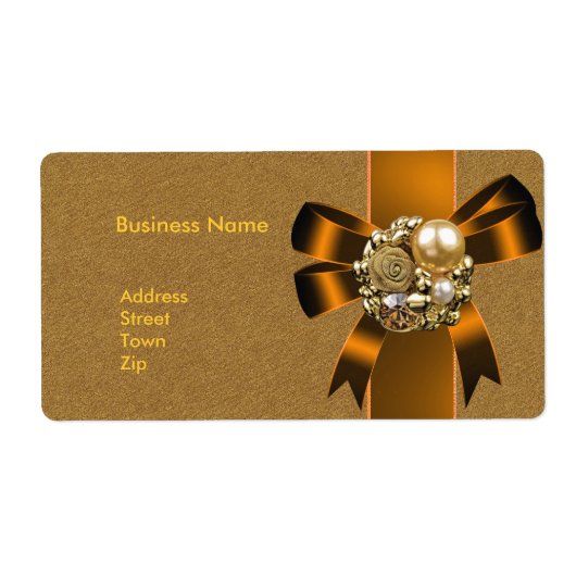 Label Zakelijke Labels Stickers groot formaat (Voorkant)