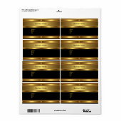 Label Zakelijke Labels Stickers groot formaat (Full Sheet)