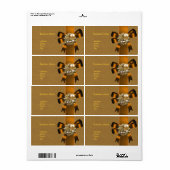 Label Zakelijke Labels Stickers grote Maat (Full Sheet)