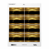 Label Zakelijke Labels Stickers grote Maat (Full Sheet)