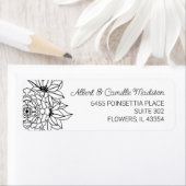 Label zwart-wit retouradres (Insitu)