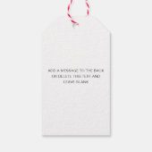 Labelafdrukken Cadeaulabel (Achterkant)