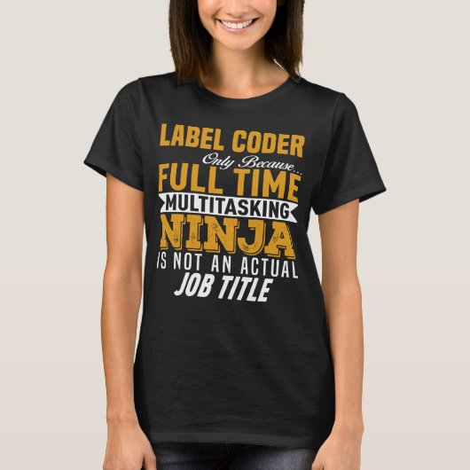 labelcodeerder t-shirt (Voorkant)