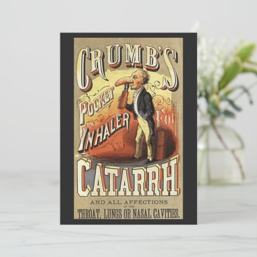 labelkunst, tandheelkundige astmainhalator (Staand voorkant)