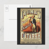  labelkunst, tandheelkundige astmainhalator briefkaart (Voorkant / Achterkant)