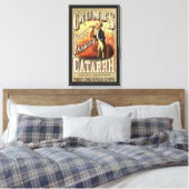 labelkunst, tandheelkundige astmainhalator canvas afdruk (Insitu (Slaapkamer))