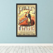 labelkunst, tandheelkundige astmainhalator canvas afdruk (Insitu (Houten vloer))