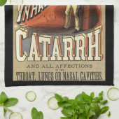  labelkunst, tandheelkundige astmainhalator theedoek (Gevouwen)