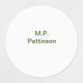 Labels (Design 1)
