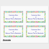 Labels aan te passen, Primroses Patroon (Vel)