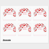 Labels ballonnen voor kerstfeestnamen (Vel)